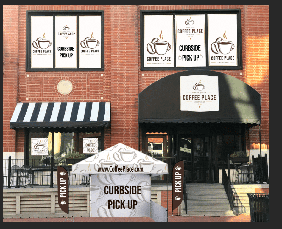 Curbside Pickup Graphics San Diego
